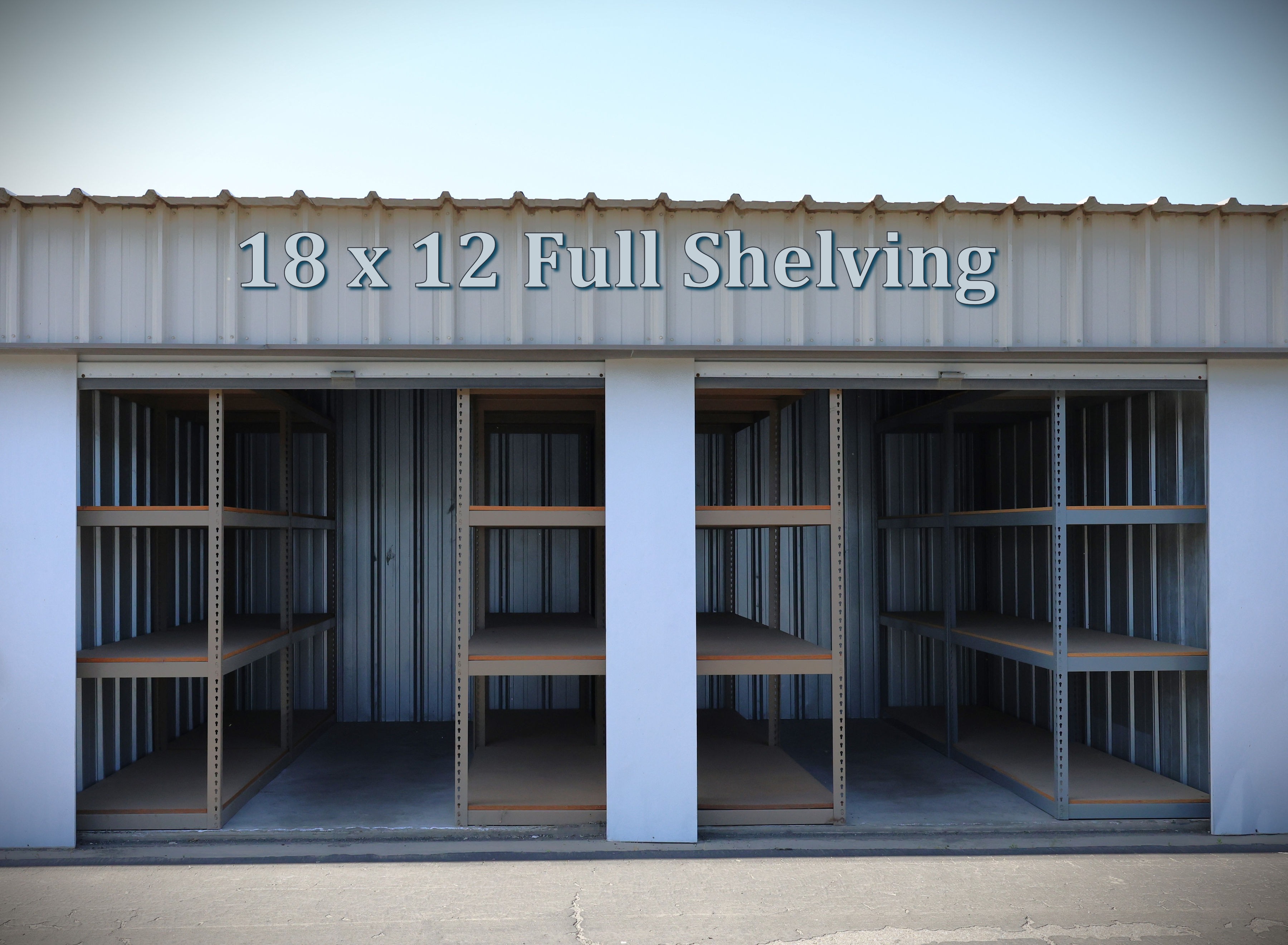 18x12 With Full Shelving